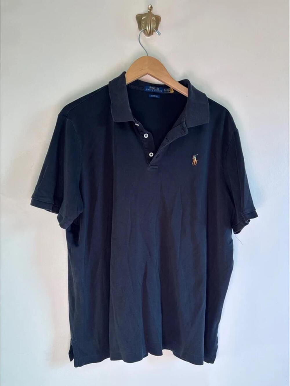 Polo Ralph Lauren Short Sleeve Polo with multi colored Pony size XL